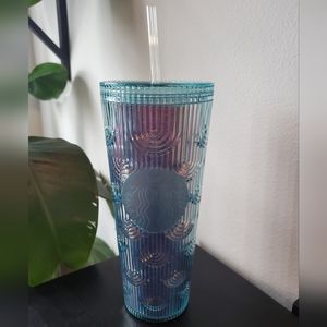 Starbucks Iridescent Mermaid Siren Scales Cold Cup Tumbler